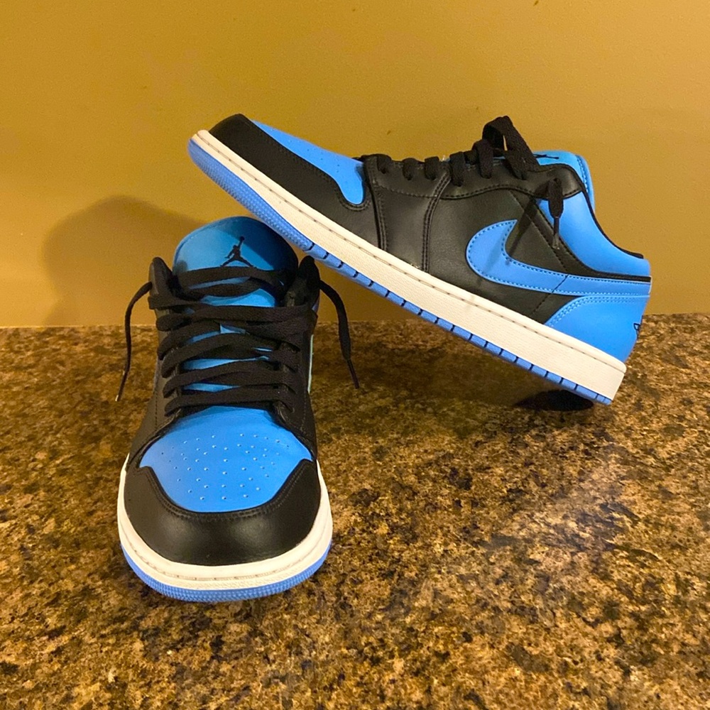 Jordan 1 Low “University Blue”; Men’s size 11.5
